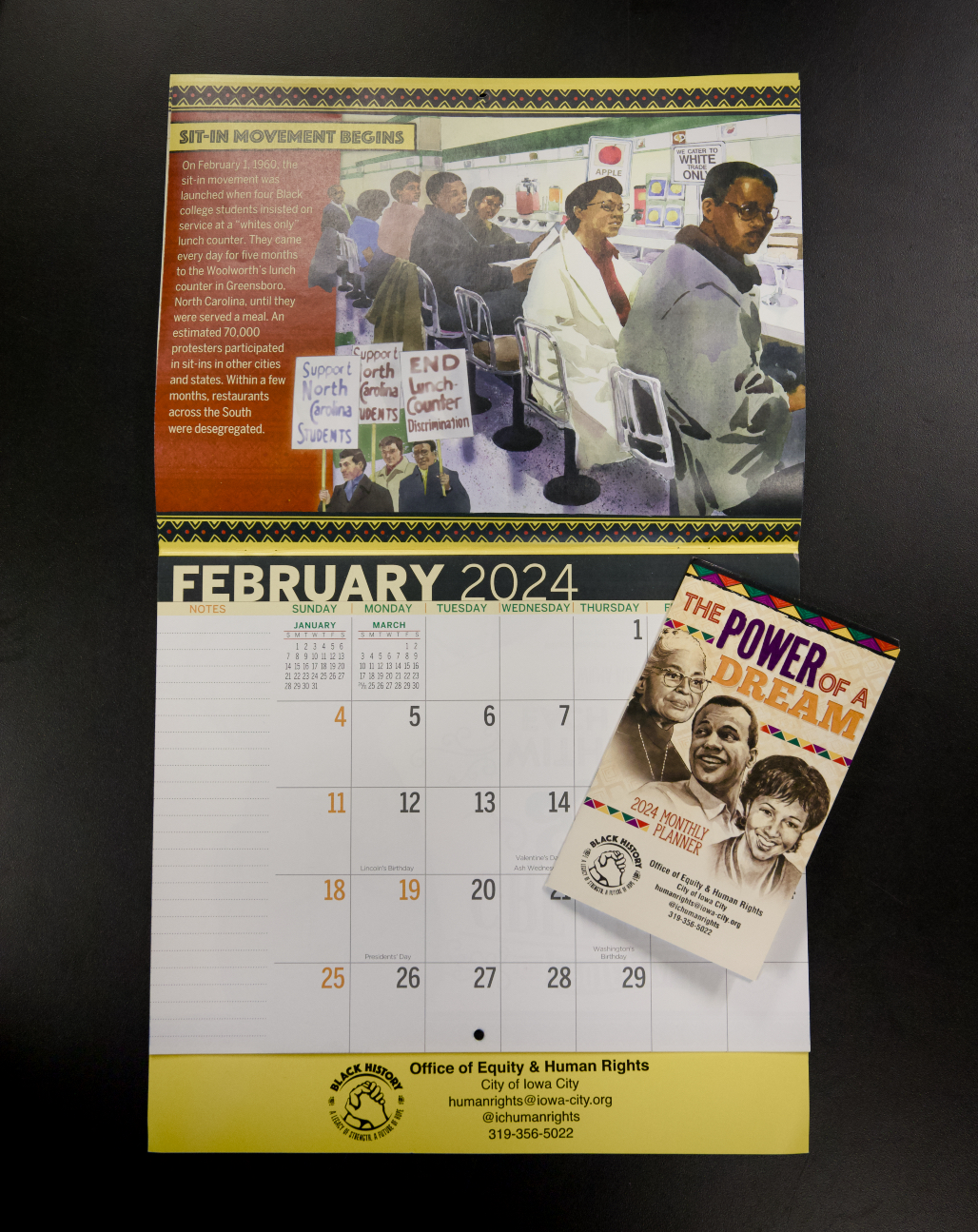 Celebrate Black History calendars and planners