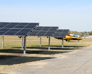 Airport Solar Array installation